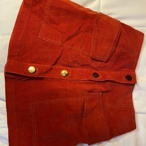 Corduroy skirt